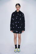 ELLA DENIM JACKET – Hand-Embroidered Floral Recycled Denim