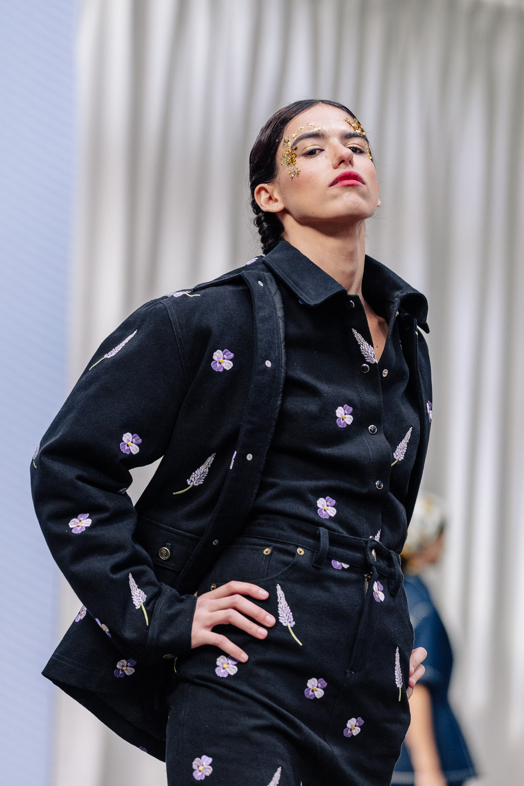 EVA DENIM SHIRT – Embroidered Oversized Recycled Denim