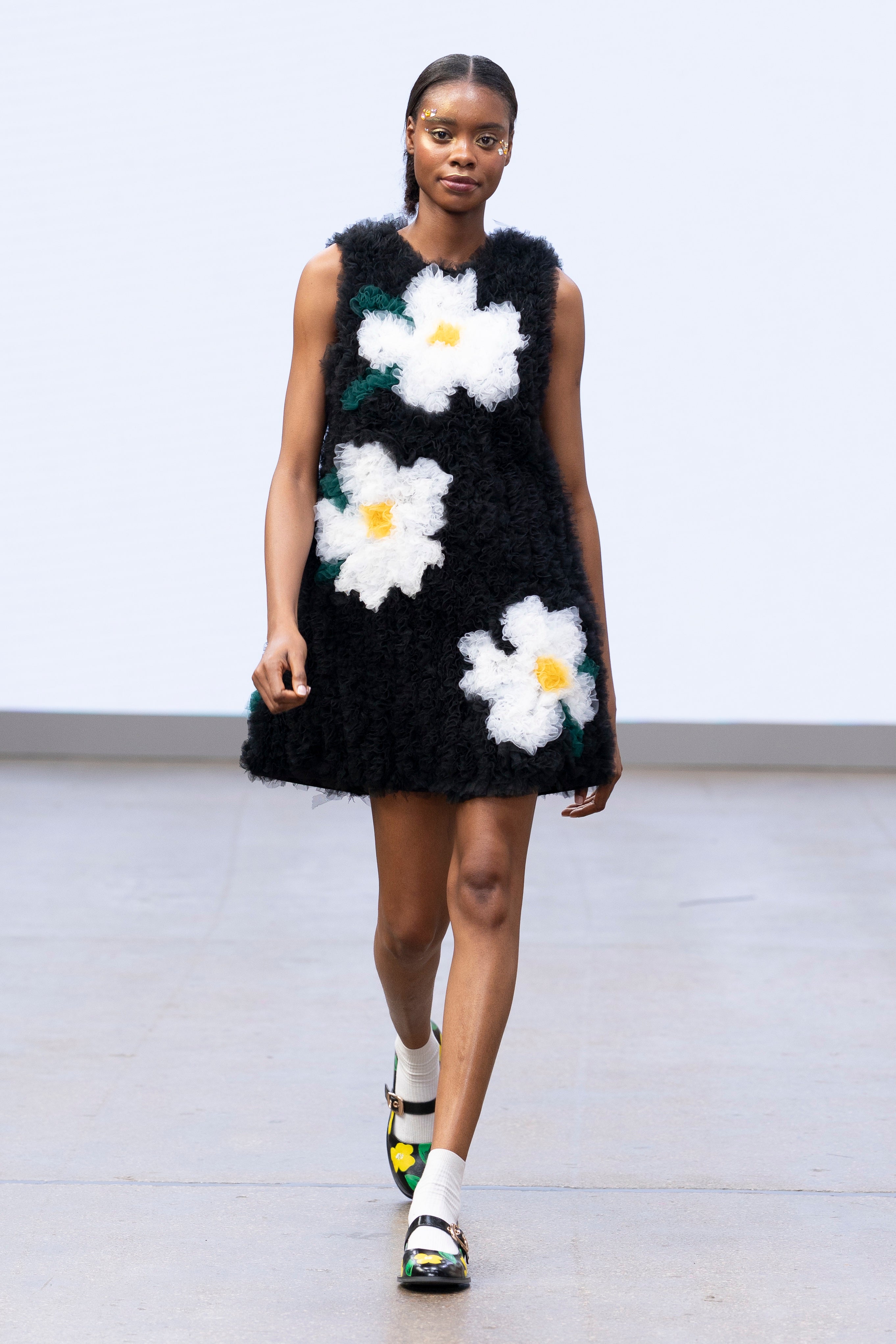 LAURA TULLE DRESS – Handmade Floral Statement Dress