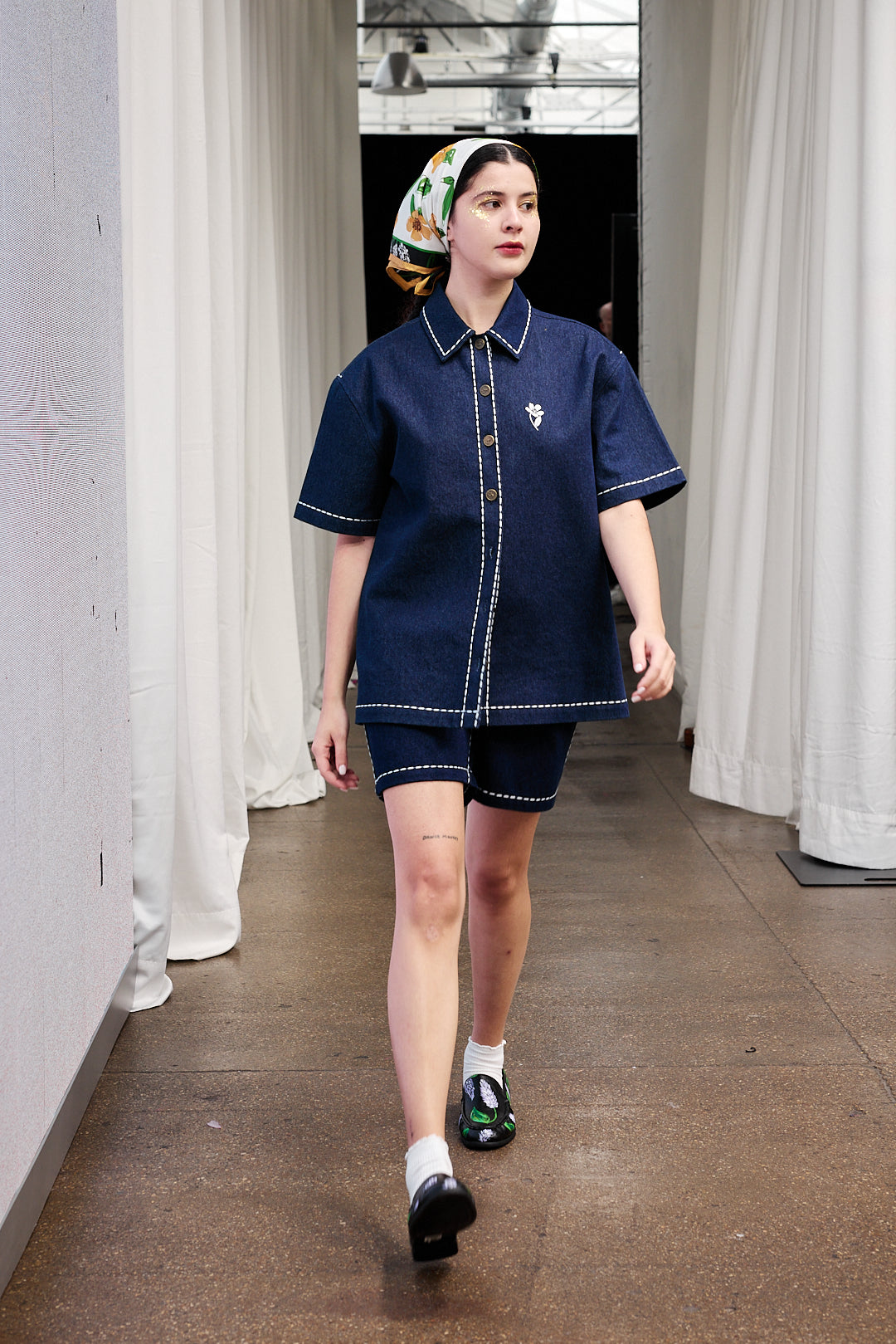 Yasmine Denim Shirt – Fun Playful Recycled Eco-Friendly Denim