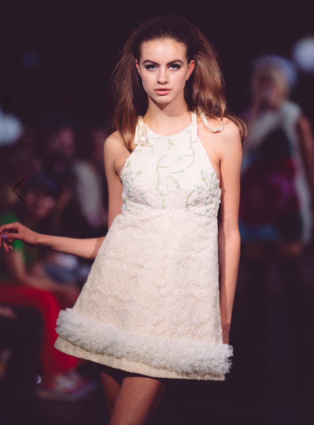 HOLLY LACE DRESS – Vintage 60s Fabric with Tulle Details