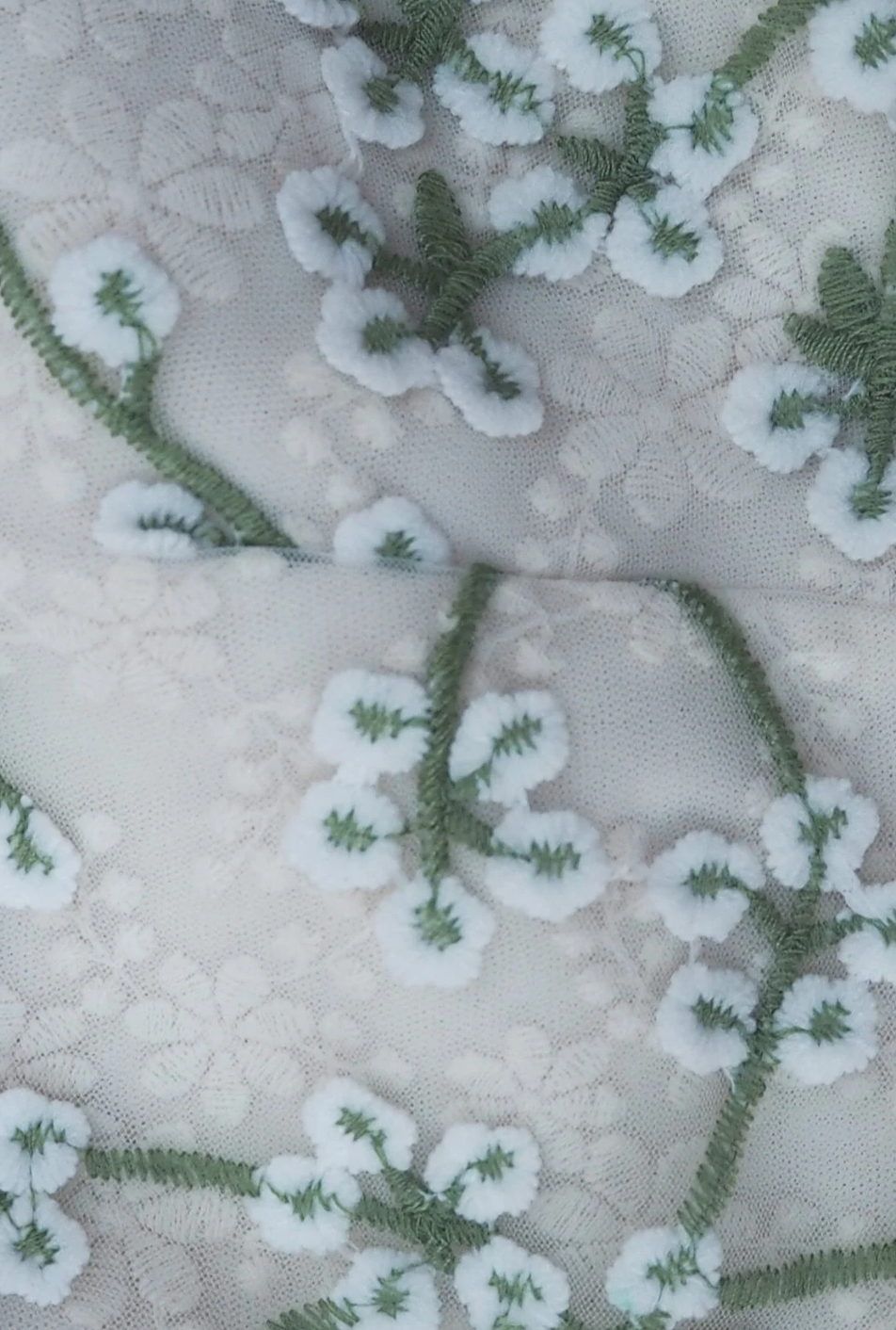 HOLLY LACE DRESS – Vintage 60s Fabric with Tulle Details