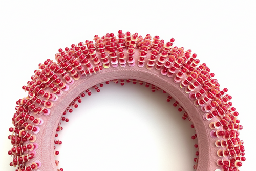 ELLIE PINK HEADBAND – Handmade Sequin & Beads